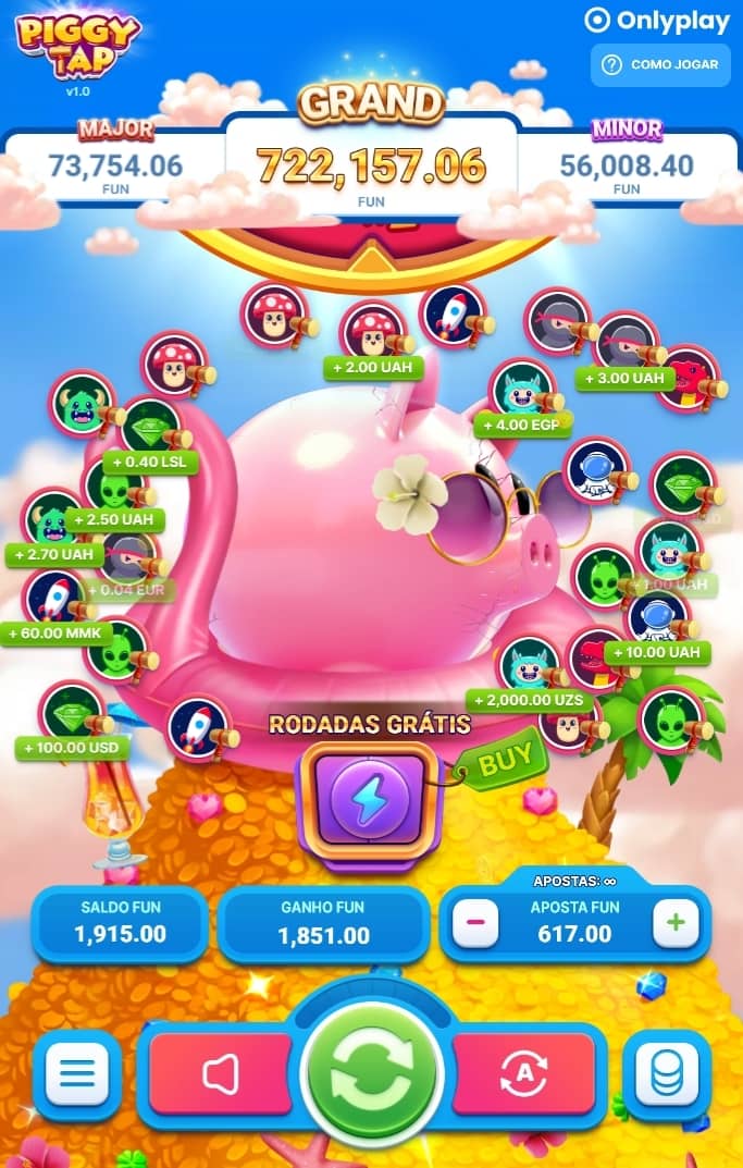 Piggy Tap jogo online – como funciona no Brasil Piggy Tap slot online no Brasil – jogabilidade e bônus